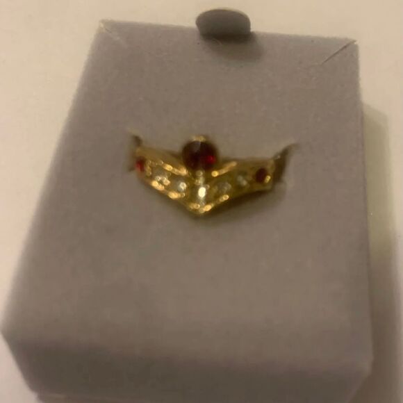 10 precious stones size 7 ladies vintage rings size 7 - Picture 7 of 12